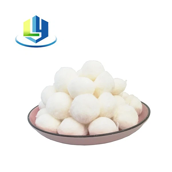 Polyester fiber filter ball
