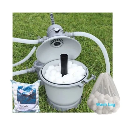 Poo Filter Media 100% poliester Fiber Ball Peščeni filter 700g Filter Ball Fit Fit Naprava za čiščenje bazena